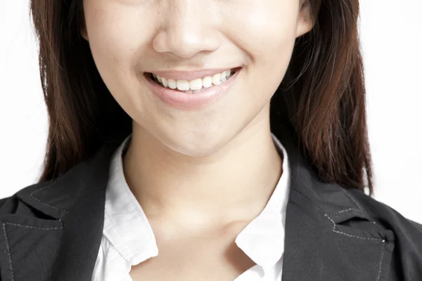 Femme asiatique souriant — Photo