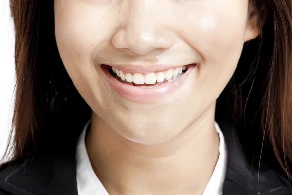 Mujer asiática sonriendo — Foto de Stock