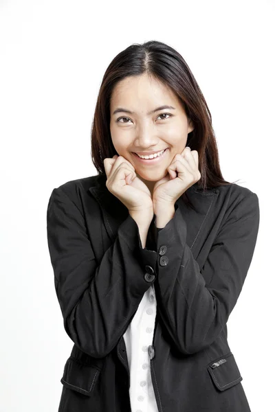 Asian woman smiling — Stock Photo, Image