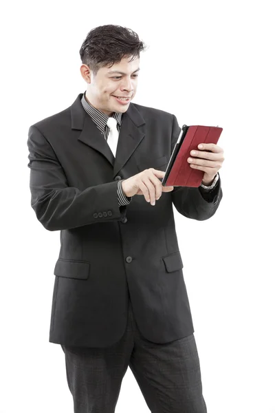 Businessman contemplating options — Stock Photo, Image