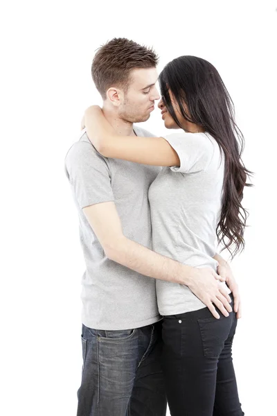 Loving couple embracing — Stock Photo, Image