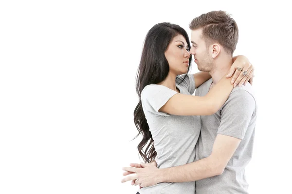 Loving couple embracing — Stock Photo, Image