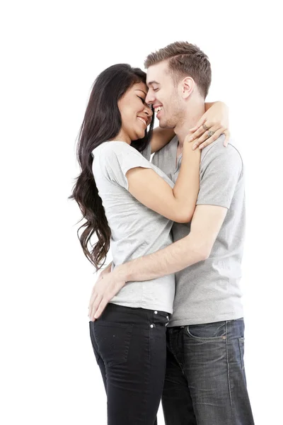 Loving couple embracing — Stock Photo, Image