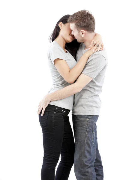 Loving couple embracing — Stock Photo, Image