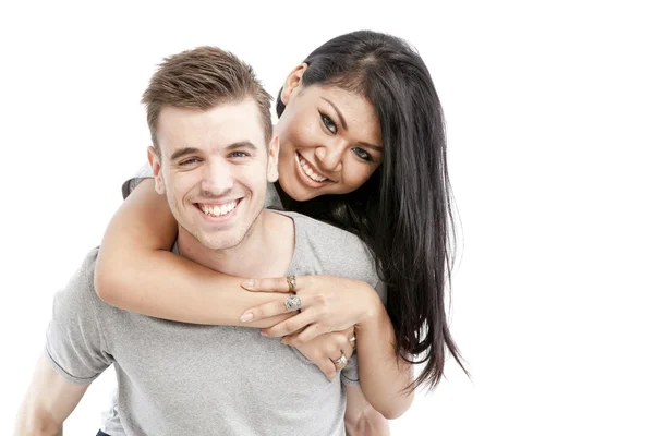 Loving couple embracing Royalty Free Stock Images