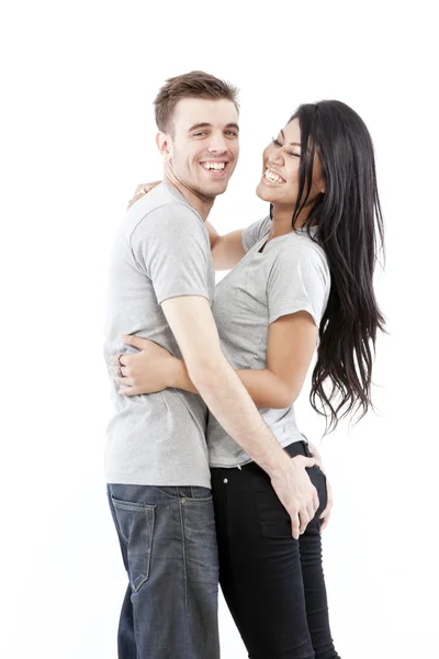 Loving couple embracing — Stock Photo, Image