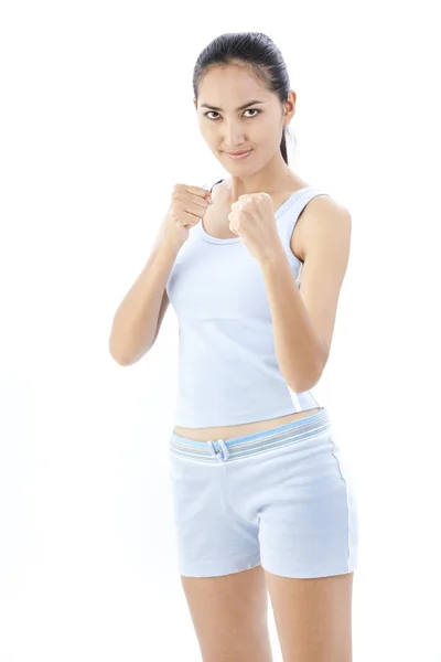 Kick Boxing Woman — Stock Photo, Image