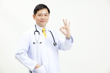 Doktor Doktor onayı Tamam el işareti