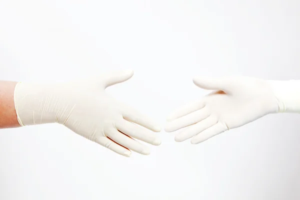 Докторські рукостискання — стокове фото