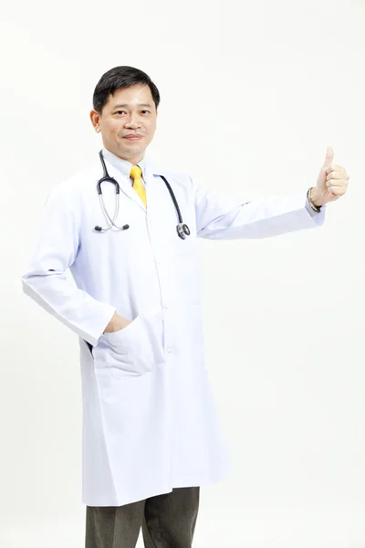 Doctor physician approval OK hand sign — Stock Photo, Image