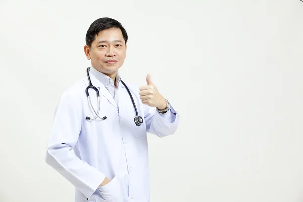 Doctor physician approval OK hand sign — Stock Photo, Image