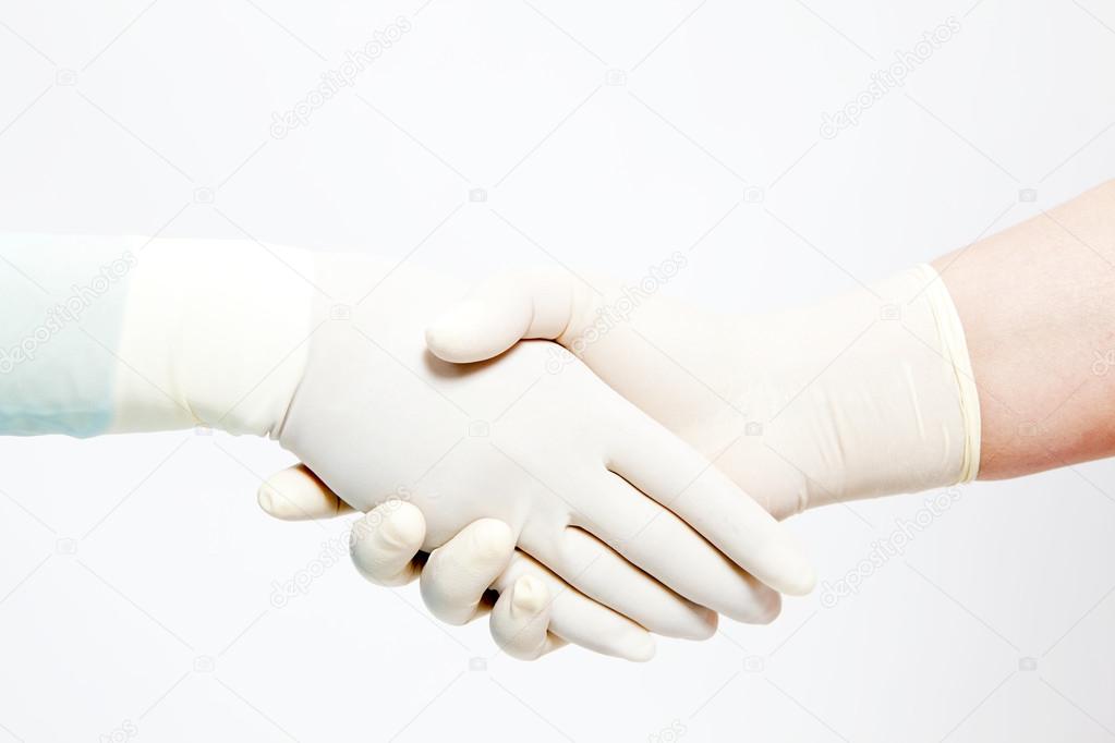 Doctor's handshake