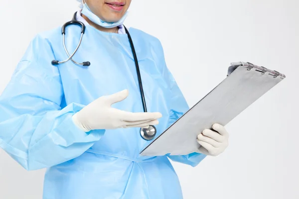 A female doctor working — Stock Photo, Image