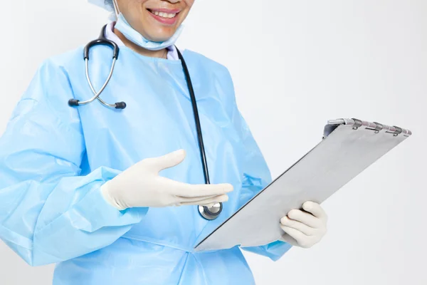 A female doctor working — Stock Photo, Image