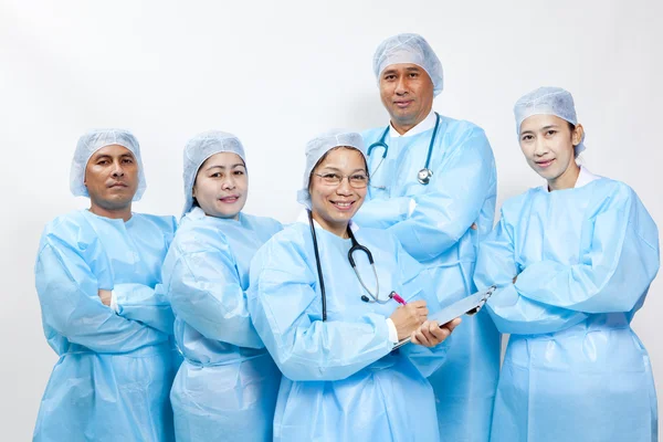 Amistoso grupo de médicos — Foto de Stock