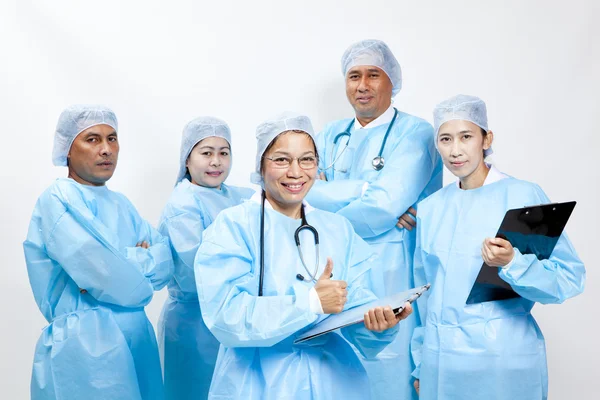 Friendly group of doctors — Stock Photo, Image