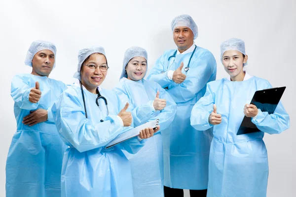 Friendly group of doctors — Stock Photo, Image