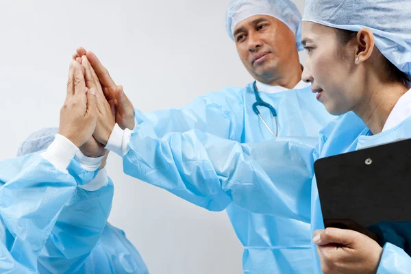 Friendly group of doctors — Stock Photo, Image