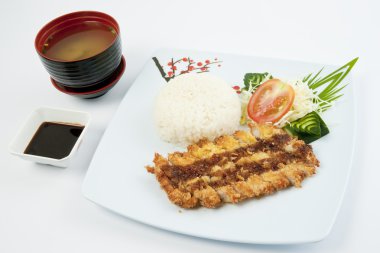 Japon Kahvaltı, ızgara domuz ve miso çorbası