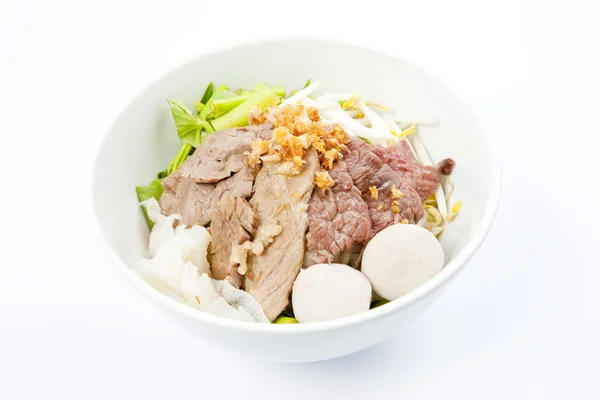 Asian style noodle with pork — Stock Photo, Image