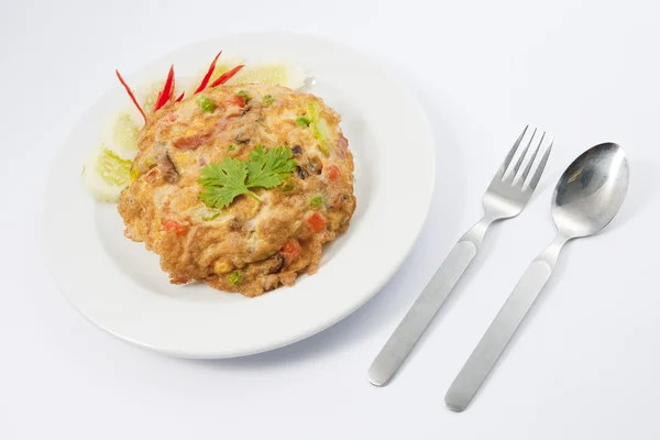 Omelett im thailändischen Stil — Stockfoto