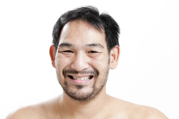 Asian man face. — Stock Photo, Image