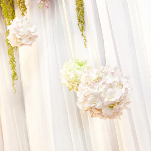 Beautiful flower wedding decoration — Stock Photo, Image