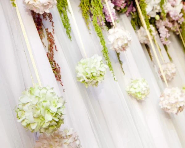 Beautiful flower wedding decoration — Stock Photo, Image