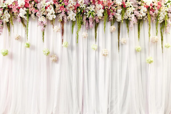 Krásné květiny svatební dekorace Royalty Free Stock Obrázky