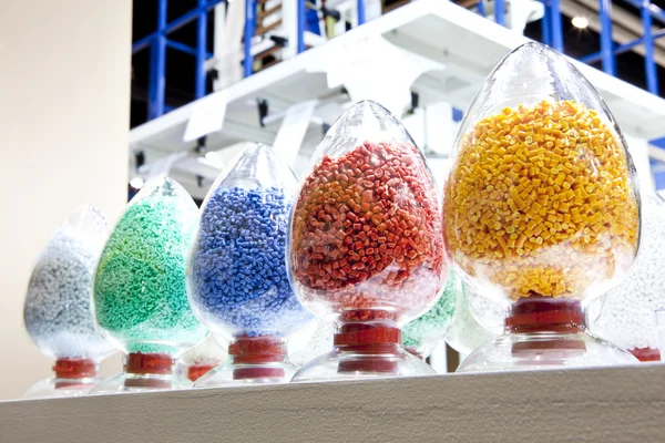 Průmyslové plastové granule Stock Obrázky