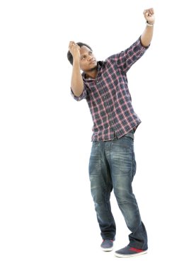 Stüdyo portre serin hip-hop dansçısı