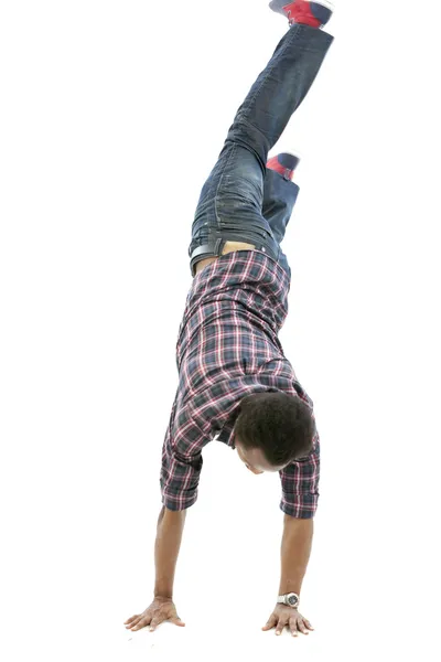 Studio portrait of cool hip-hop dancer — Stock Photo, Image