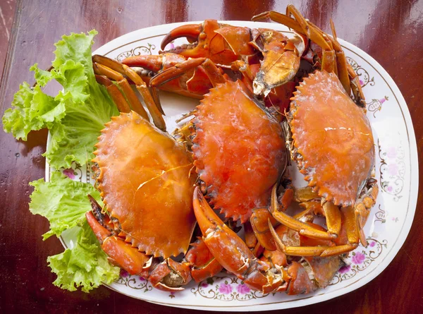 Crabes sur assiette — Photo
