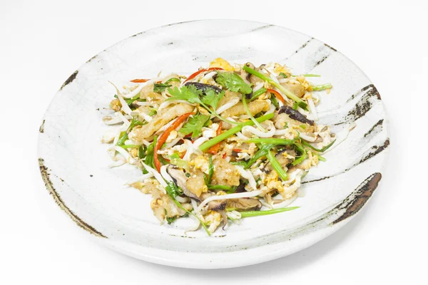 Würzige gemischte Meeresfrüchte thailändischer Salat — Stockfoto