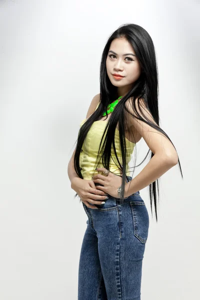 Sexy ragazza asiatica — Foto Stock