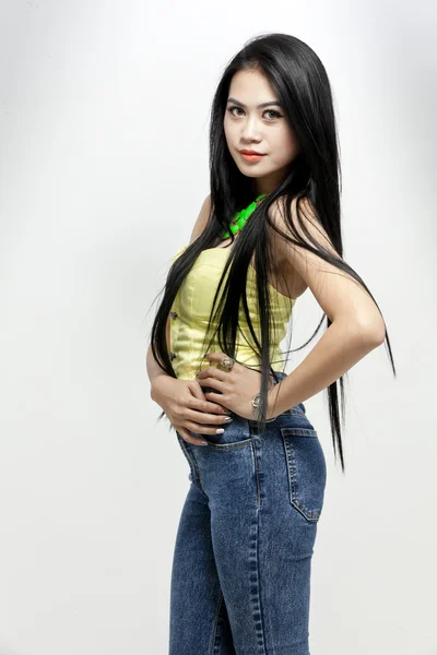 Sexy ragazza asiatica — Foto Stock