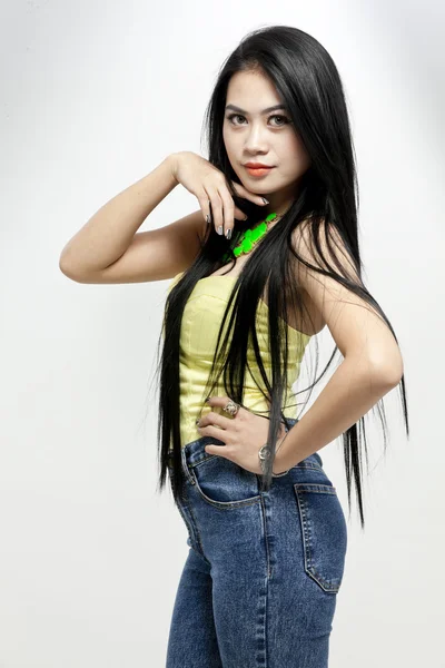 Seksi Asyalı kız — Stok fotoğraf
