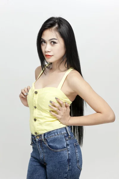 Sexy ragazza asiatica — Foto Stock