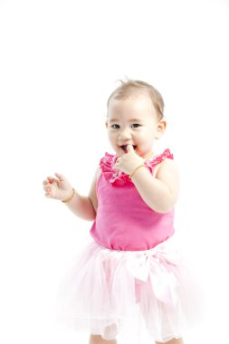 Şirin Bebek kız pembe giysiler