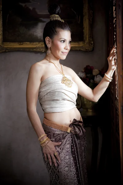Πορτρέτο του όμορφη γυναίκα της Ταϊλάνδης — Φωτογραφία Αρχείου