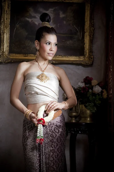 Portrait of beautiful Thai woman — Stock Photo, Image