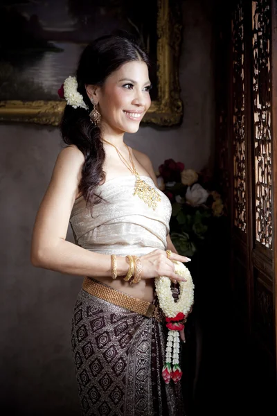Retrato de mulher tailandesa — Fotografia de Stock