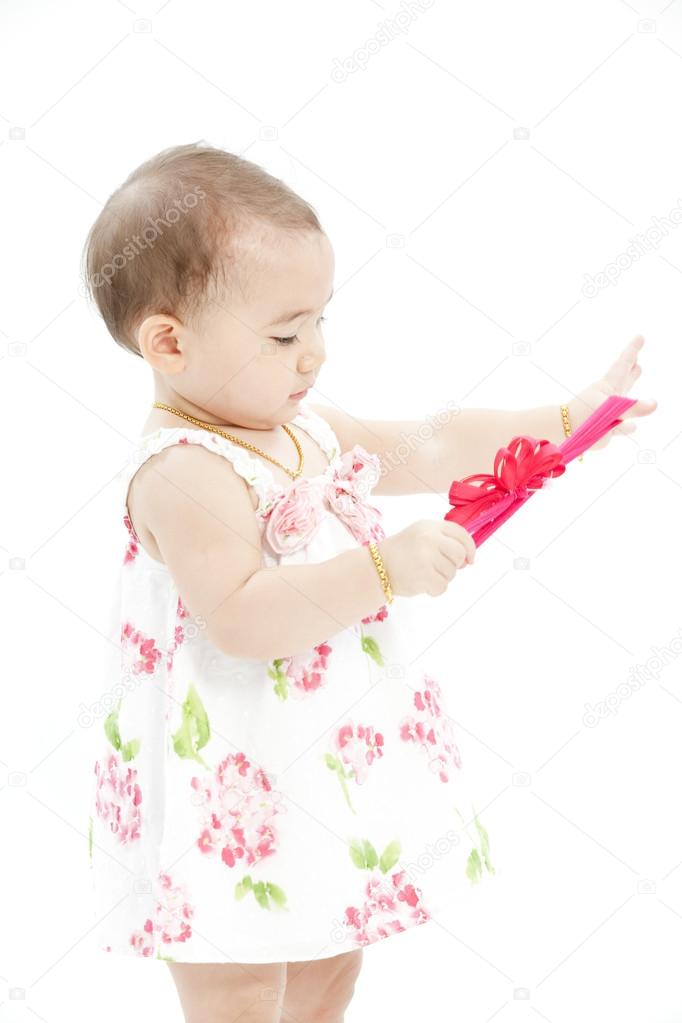 Bebe Fille Mignonne En Belle Robe Image Libre De Droit Par Appleeyesstudio C