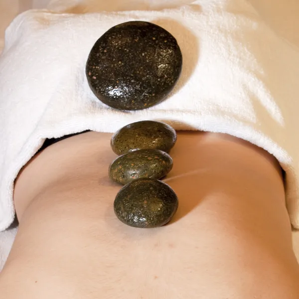 Spa. Stone massage. dagspa. spasalong — Stockfoto