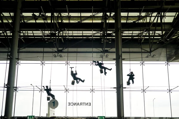 Window washers — Stock Photo, Image