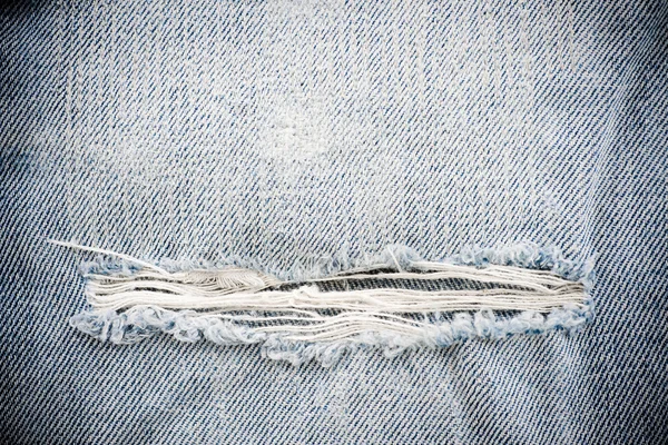 Roztrhl vintage jeans — Stock fotografie