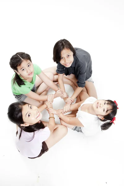 Crianças asiáticas (Conceito de unidade ) — Fotografia de Stock