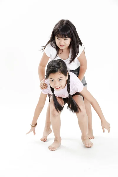 Little girls playing — Stock Photo, Image