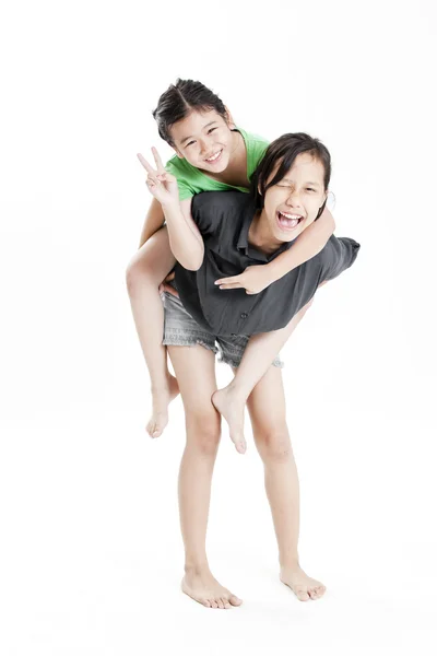 Little girls playing — Stock Photo, Image