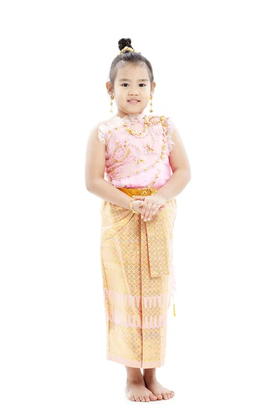 Portret van prachtige Thaise meisje — Stockfoto